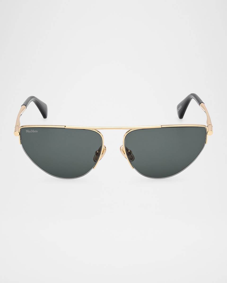 Metal Cat-Eye Sunglasses